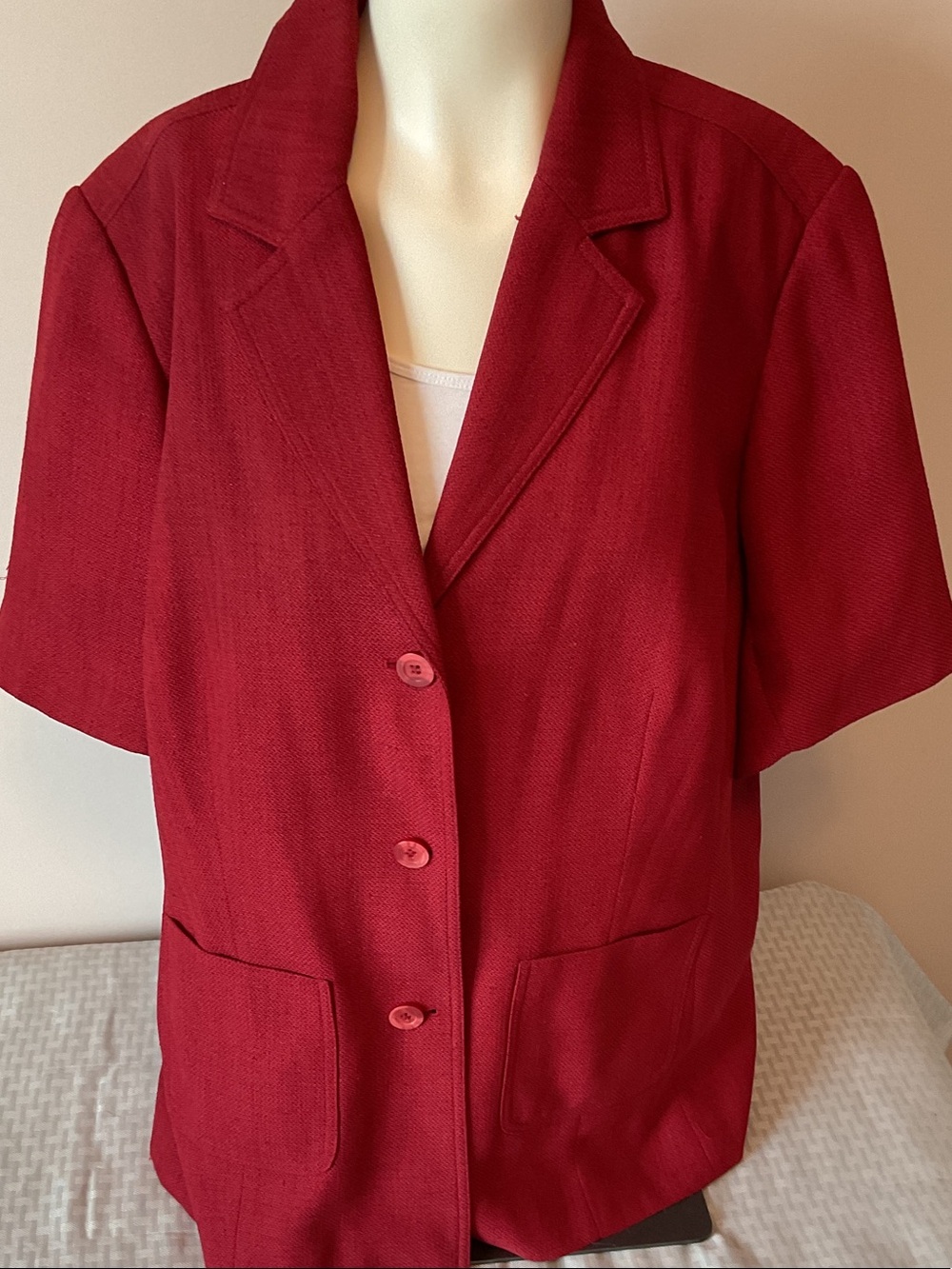 Addition Elle Short-Sleeve Blazer